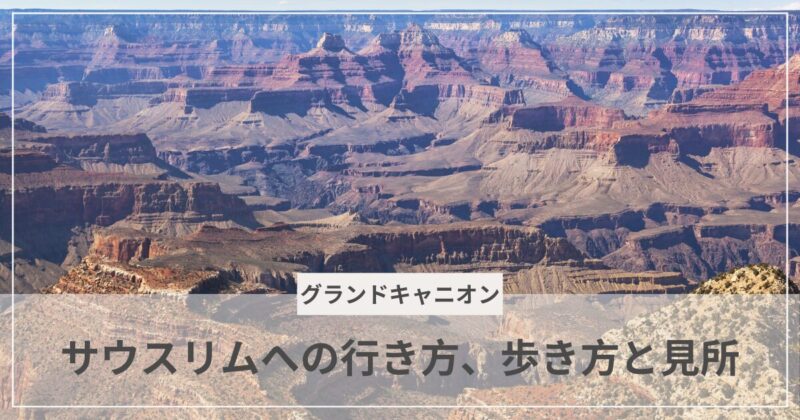 グランドキャニオン・サウスリム|むぎパンク