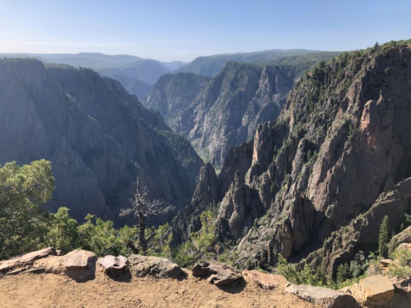 ブラックキャニオン・オブ・ザ・ガニソン国立公園の景色