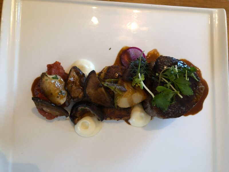 サンタフェのレストランマーティンのステーキ